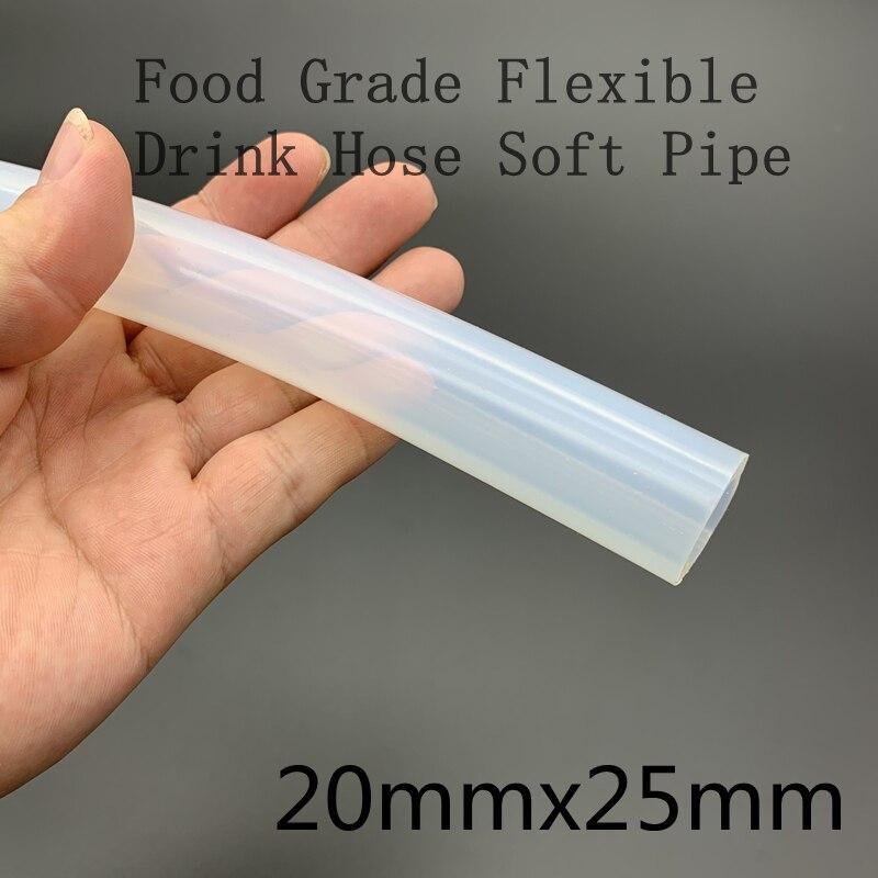 Planet Gates 20x25 Silicone Tube Inner Diameter 20mm Outer Diameter 25mm Food Grade Beverage Hose Temperature Non-Toxic Transparent