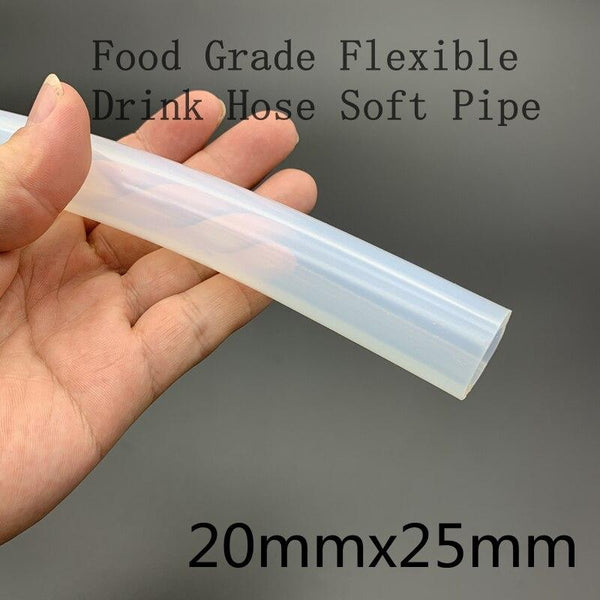 Planet Gates 20x25 Silicone Tube Inner Diameter 20mm Outer Diameter 25mm Food Grade Beverage Hose Temperature Non-Toxic Transparent