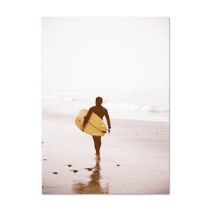 Planet Gates 20x25cm No Frame / L591-2 California Surf Art Prints Beach Wall Art Summer Print Sunset Landscape Canvas Painting Surfboard Boho Decor Coastal Posters