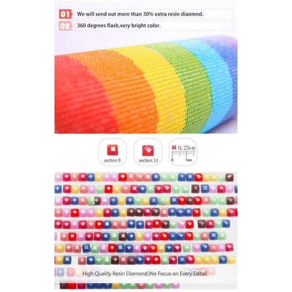 Planet Gates 20x25cm rolled bag Full Diamond Painting Cartoon Diamond Embroidery 5D Diy Diamond Mosaic Rhinestones Picture Needle Arts Craft