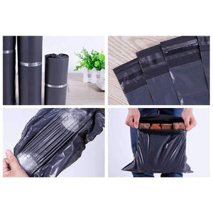 Planet Gates 20x30cm 100pcs Mail Packaging Poly Mailer Package Shipping Plastic Mailing Bag By Envelope Courier Grey Self-Adhesive Supplies Wholesale Bulk