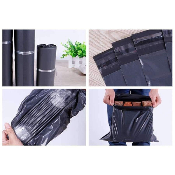 Planet Gates 20x30cm 100pcs Mail Packaging Poly Mailer Package Shipping Plastic Mailing Bag By Envelope Courier Grey Self-Adhesive Supplies Wholesale Bulk