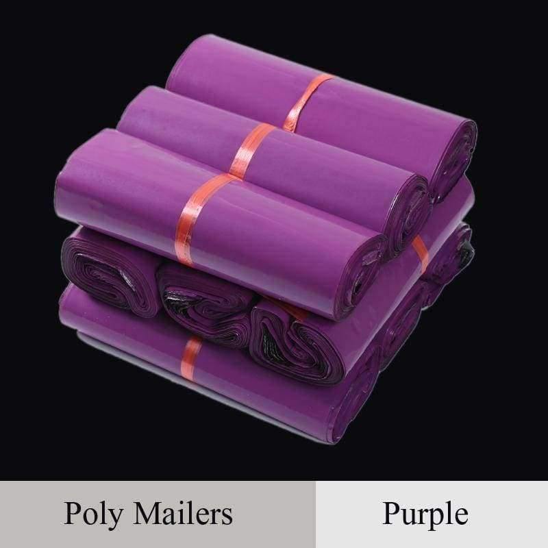 Planet Gates 20x34cm Mail Packaging Poly Mailer Package Shipping Plastic Mailing Bag By Envelope Courier Purple Self-Adhesive Wholesale Bulk Supplies