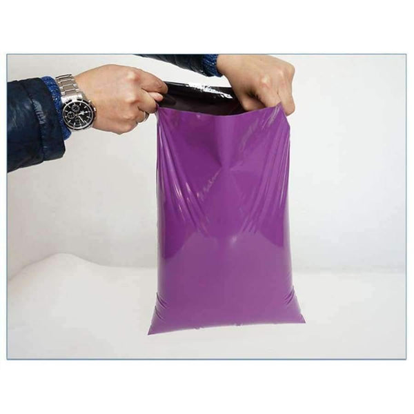 Planet Gates 20x34cm Mail Packaging Poly Mailer Package Shipping Plastic Mailing Bag By Envelope Courier Purple Self-Adhesive Wholesale Bulk Supplies