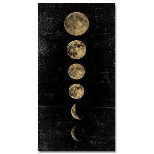 Big Size Eclipse of The Moon Wall Art Picture Minimalist Canvas Poster Print Universe Long Banner Art Painting Home Decor