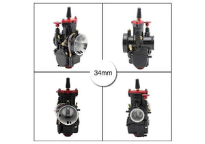 Planet Gates 21 24 26 28 30 32 34 mm Motorcycle Engine Part Carburetor Mikuni PWK Carburetor With Power Jet Dirt Bike ATV