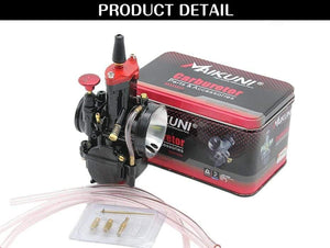 Planet Gates 21 24 26 28 30 32 34 mm Motorcycle Engine Part Carburetor Mikuni PWK Carburetor With Power Jet Dirt Bike ATV