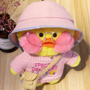 Planet Gates 21 30cm Pink Lalafanfan Kawaii Coffee Mimi Yellow Duck Cute Plush Toy Stuffed Soft Animal Doll Doll Children Kawaii Plush Toy Doll