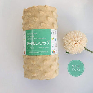 Planet Gates 21 / 70x100cm 70x100cm Minky Fabric For Sewing 30 Colors Super Soft Minky Dot Plush Fabric Eco-Friendly Polyester Handwork Fabric