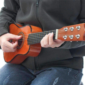 Planet Gates 21 Inch 6 String Beginners Practice Acoustic Guitar with Pick For Kids Children Stringed Musical Instruments Gift