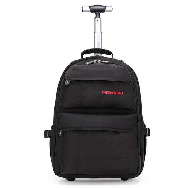 Planet Gates 21 inch black Travel Trolley Bags Women's Trolley Bag Multifunctional Trolley Backpack Travel Suitcase Board Chassis