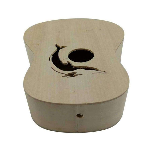 Planet Gates 21 Inch DIY Ukulele Kit Basswood Body Plastic Fingerboard Small Guitar DIY Handmade Assembly Ukulele Musical Instrument