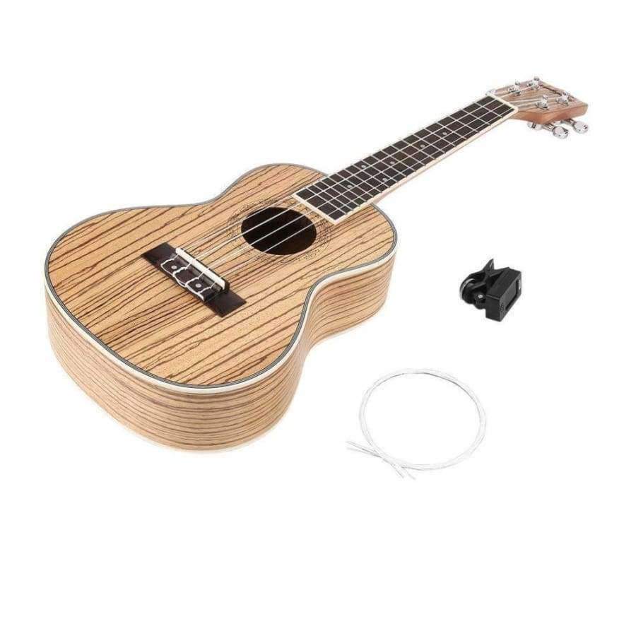 Planet Gates 21 Inch MUH10 Ukulele Set 4 String Acoustic Guitar Musical Instruments Set with Tuner for Solo Playing Singing Karaoke
