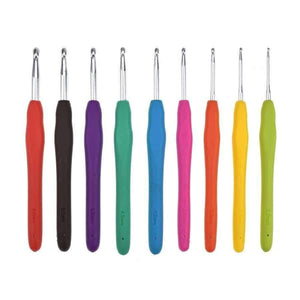 Planet Gates 21 Sizes 0.6-6.0mm Crochet Hooks Set Yarn Knitting Hooks Needles Gauge Scissors Stitch Holders Sewing Tools Kit with Case