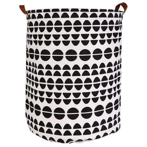 Foldable Closure Laundry Basket Large Capacity Bag Bins Kids Toy Buckets Clothes Organizer Storage Hamper Cotton Linen