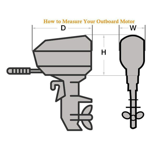 Planet Gates 210D Oxford Waterproof Rain Proof Universals Boat 15 30 60 100 150 175 250 PH Motor Cover Outboard Engine Protector Covers D49
