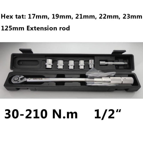 Torque Wrench 0.5-500N.m 1/4 3/8 1/2 Square Drive High-accuracy Car Bike Repair Hand Tools Spanner Torque Key