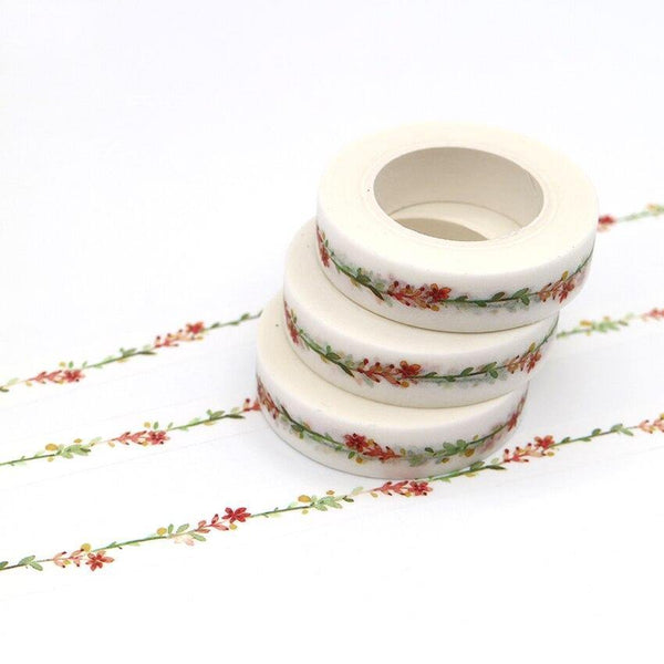 Planet Gates 211108 1 PCS Creative Washi Tape Tree Branch Patterns Decorative Adhesive Masking Paper Tapes 10m*10mm