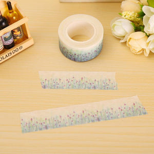 Planet Gates 211108 1 X 2cm*10m  Beautiful Lavender Washi Tape DIY Decorative Scrapbook Planner Masking Tape Adhesive Tape Stationery
