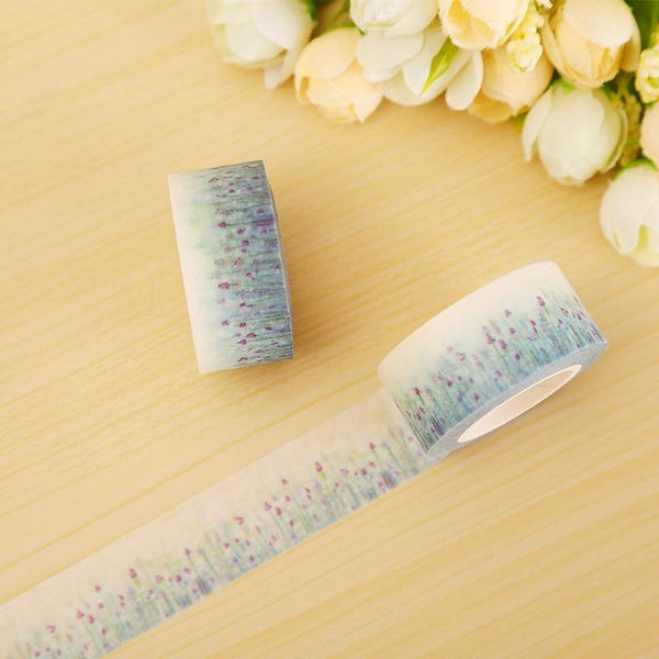 Planet Gates 211108 1 X 2cm*10m  Beautiful Lavender Washi Tape DIY Decorative Scrapbook Planner Masking Tape Adhesive Tape Stationery