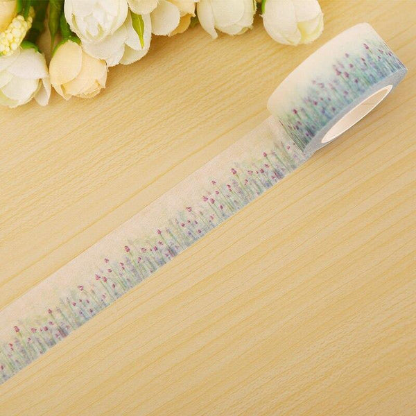 Planet Gates 211108 1 X 2cm*10m  Beautiful Lavender Washi Tape DIY Decorative Scrapbook Planner Masking Tape Adhesive Tape Stationery