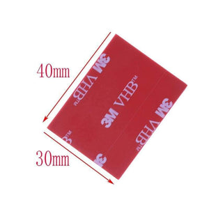 Planet Gates 211108 20pcs/3M Gray Tape Rubber Foam Double-sided Adhesive Strong Sticking Surface Red Gray Bottom Office Stationery Tape 30x40mm