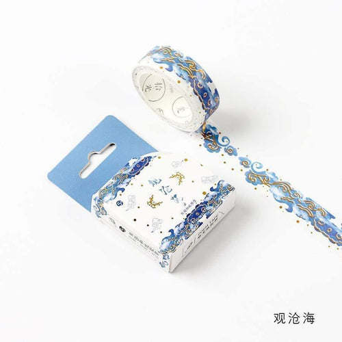 Planet Gates 211108 A Totems Theme Foil Washi Tape DIY Decor Scrapbooking Sticker Masking Paper Decoration Tape Adhesive School Supplies