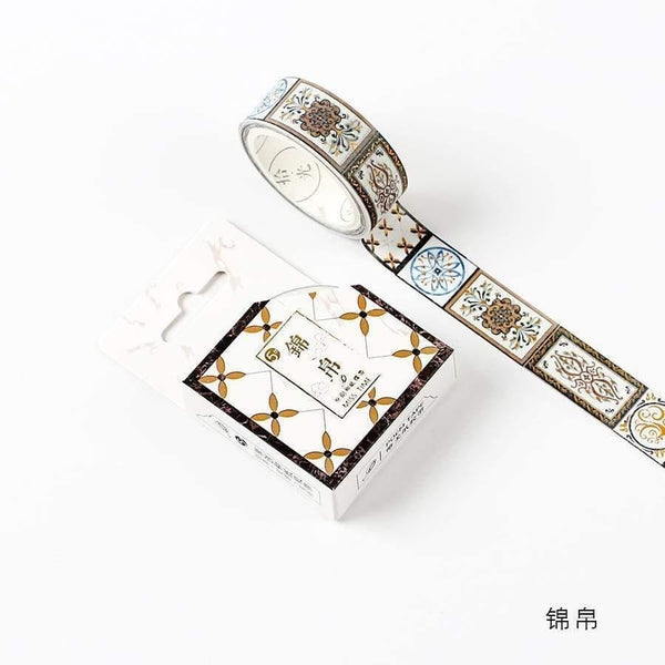 Planet Gates 211108 D Totems Theme Foil Washi Tape DIY Decor Scrapbooking Sticker Masking Paper Decoration Tape Adhesive School Supplies