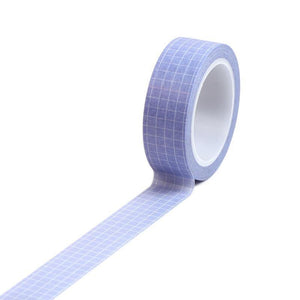 Planet Gates 211108 Purple 10M Black White Grid  Washi Tape Planner Adhesive Tape DIY Scrapbooking Sticker Label Japanese Masking Tape