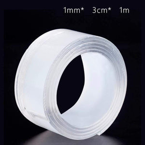 Planet Gates 211108 Thickness 1mm   Width 3cm   Length 1M Creative Magic Tape Non-Marking Nano Tape Strong Nail-Free Double-Sided Adhesive Tape Washi Tape