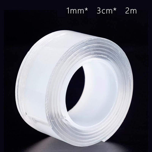 Planet Gates 211108 Thickness 1mm   Width 3cm   Length 2 M Creative Magic Tape Non-Marking Nano Tape Strong Nail-Free Double-Sided Adhesive Tape Washi Tape