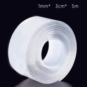 Planet Gates 211108 Thickness 1mm   Width 3cm   Length 5 M Creative Magic Tape Non-Marking Nano Tape Strong Nail-Free Double-Sided Adhesive Tape Washi Tape