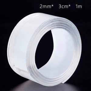 Planet Gates 211108 Thickness 2mm   Width 3cm   Length 1M Creative Magic Tape Non-Marking Nano Tape Strong Nail-Free Double-Sided Adhesive Tape Washi Tape