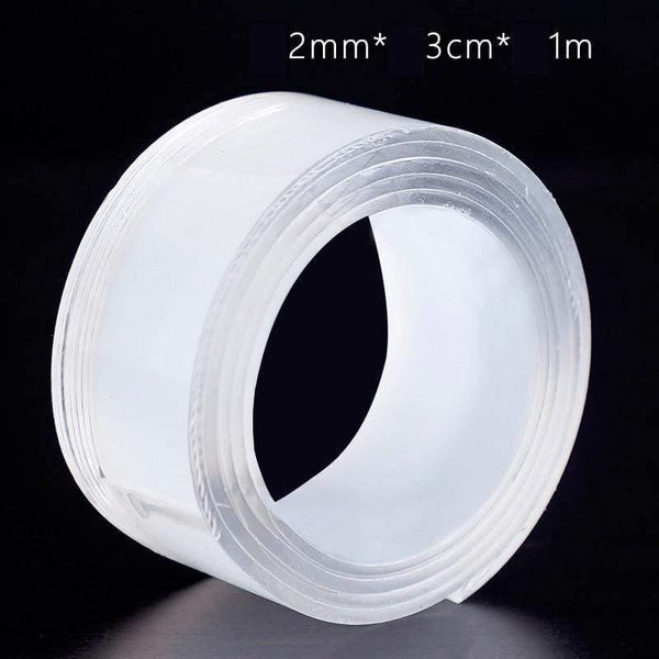 Planet Gates 211108 Thickness 2mm   Width 3cm   Length 1M Creative Magic Tape Non-Marking Nano Tape Strong Nail-Free Double-Sided Adhesive Tape Washi Tape