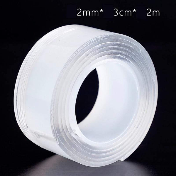 Planet Gates 211108 Thickness 2mm   Width 3cm   Length 2M Creative Magic Tape Non-Marking Nano Tape Strong Nail-Free Double-Sided Adhesive Tape Washi Tape