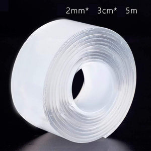 Planet Gates 211108 Thickness 2mm   Width 3cm   Length 5M Creative Magic Tape Non-Marking Nano Tape Strong Nail-Free Double-Sided Adhesive Tape Washi Tape