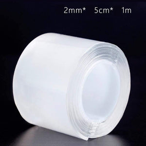 Planet Gates 211108 Thickness 2mm   Width 5cm   Length 1M Creative Magic Tape Non-Marking Nano Tape Strong Nail-Free Double-Sided Adhesive Tape Washi Tape