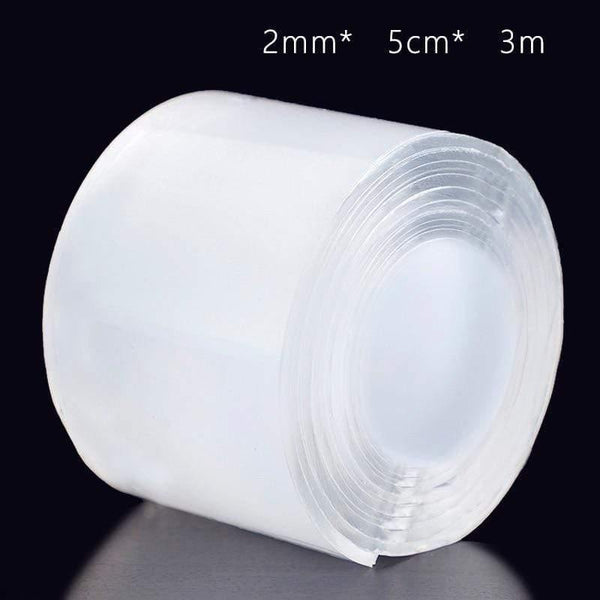 Planet Gates 211108 Thickness 2mm   Width 5cm   Length 3M Creative Magic Tape Non-Marking Nano Tape Strong Nail-Free Double-Sided Adhesive Tape Washi Tape
