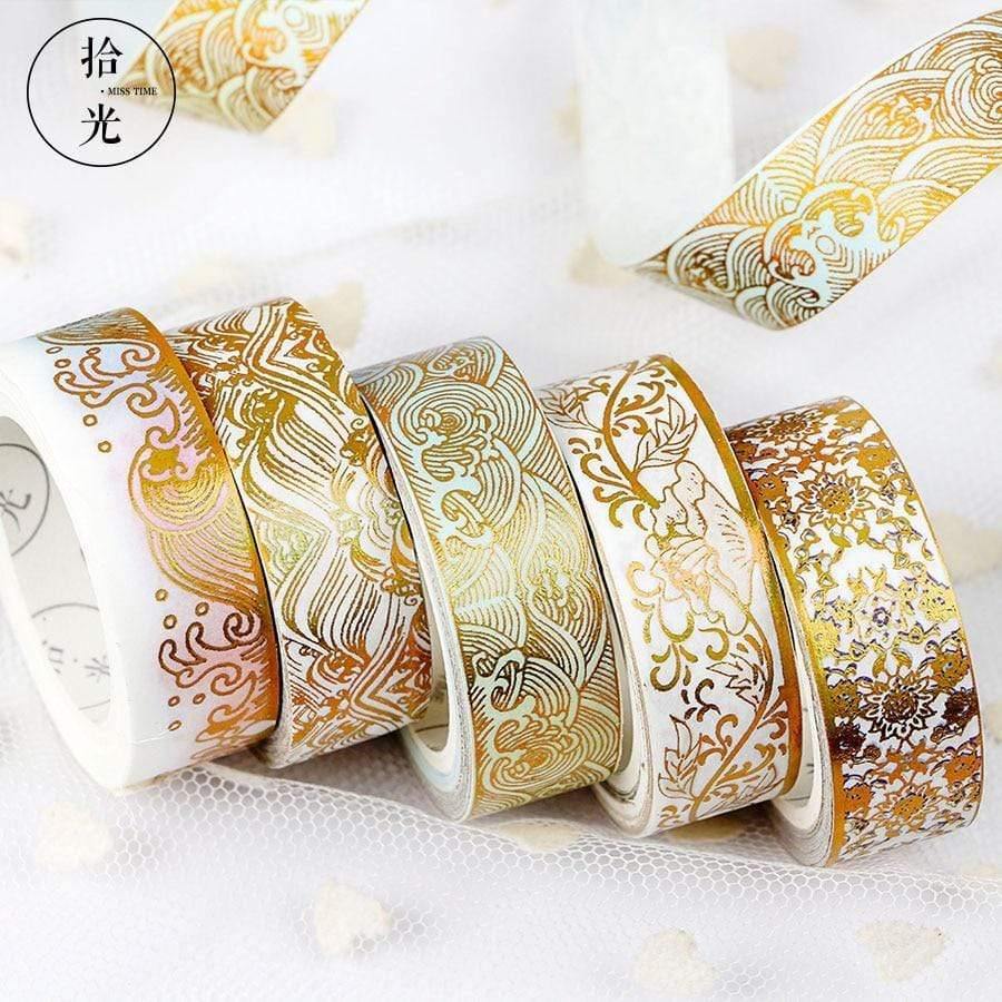 Planet Gates 211108 Totems Theme Foil Washi Tape DIY Decor Scrapbooking Sticker Masking Paper Decoration Tape Adhesive School Supplies