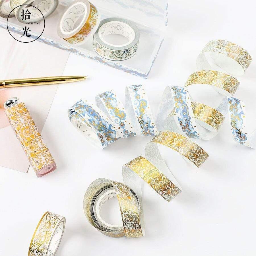 Planet Gates 211108 Totems Theme Foil Washi Tape DIY Decor Scrapbooking Sticker Masking Paper Decoration Tape Adhesive School Supplies
