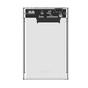 Planet Gates 2139U3 Hard Drive Enclosure 2.5 inch Transparent USB3.0 Hard Drive Enclosure Support UASP Protocol for 7-9.5 mm HDD
