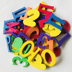 Planet Gates 216 Baby Puzzle Bath Toy EVA Alphanumeric Letter Paste Kindergarten Cognitive jigsaw Bathroom Early Education DIY Sticker Kids Toys