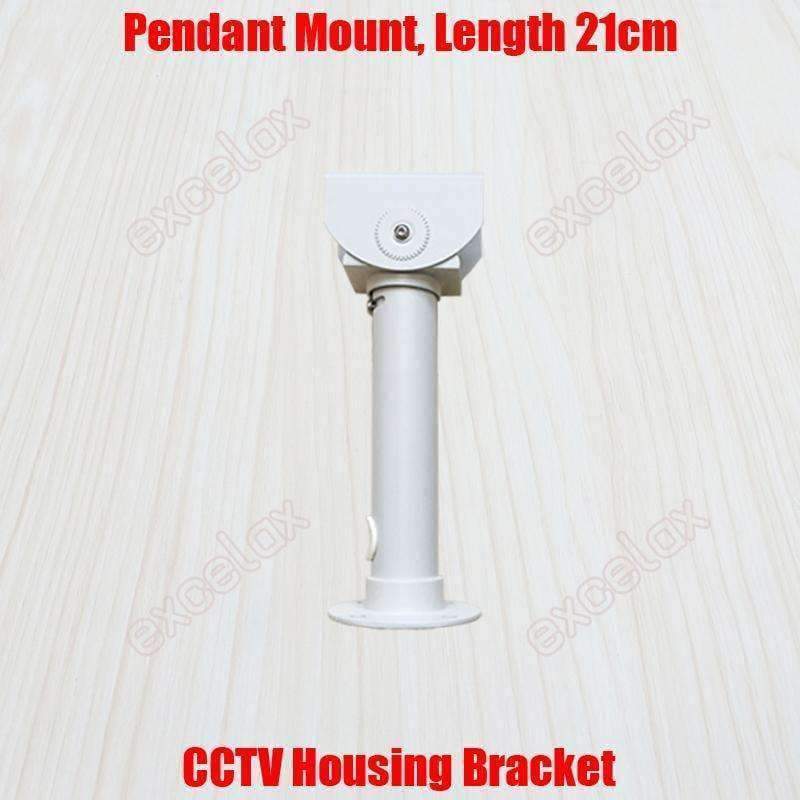 Planet Gates 21cm Pendant Mount CCTV Housing Bracket Indoor Outdoor Cable Protection Security Camera Ceiling Stand Support Aluminum Alloy