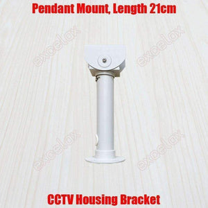 Planet Gates 21cm Pendant Mount CCTV Housing Bracket Indoor Outdoor Cable Protection Security Camera Ceiling Stand Support Aluminum Alloy