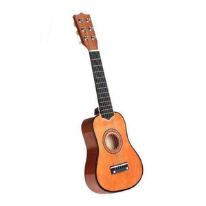 Planet Gates 21inchBrown / 37 inches 21 Inch 6 String Beginners Practice Acoustic Guitar with Pick For Kids Children Stringed Musical Instruments Gift