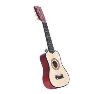 Planet Gates 21inchWood color / 37 inches 21 Inch 6 String Beginners Practice Acoustic Guitar with Pick For Kids Children Stringed Musical Instruments Gift