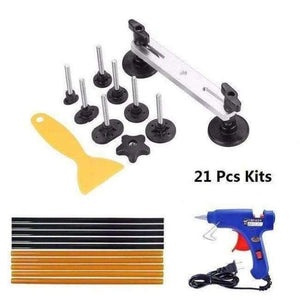 Planet Gates 21pcs Kit Car Body Dent Removal Repair Tools Pops A Dent Ding Car Auto Damage Repair Puller Tool Kits 21 Pcs