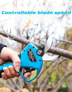 Planet Gates 21V Cordless Pruner Lithium-ion Pruning Shear Efficient scissors Bonsai Electric Tree Branches garden tools electric SC-8605
