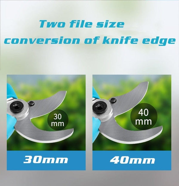 Planet Gates 21V Cordless Pruner Lithium-ion Pruning Shear Efficient scissors Bonsai Electric Tree Branches garden tools electric SC-8605