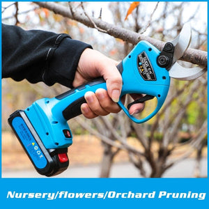 Planet Gates 21V Cordless Pruner Lithium-ion Pruning Shear Efficient scissors Bonsai Electric Tree Branches garden tools electric SC-8605